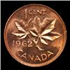 Image 3 : 1962 Canada 1 Cent KM-49 Grades GEM+ Unc