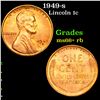 Image 1 : 1949-s Lincoln Cent 1c Grades GEM++ RB