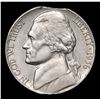 Image 2 : 1956-p Jefferson Nickel Mint Error 5c Grades Choice AU