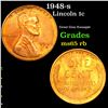 Image 1 : 1948-s Lincoln Cent 1c Grades GEM Unc RB