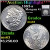 ***Auction Highlight*** 1883-s Morgan Dollar $1 Graded ms63 By SEGS (fc)