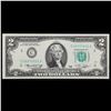 Image 2 : 1976 $2 Green Seal Federal Reserve Note Grades Select CU