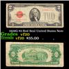 1928G $2 Red Seal United States Note Grades vf, very fine