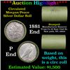 ***Auction Highlight***  AU/BU Slider Manufactures Hanover Shotgun Morgan $1 Roll 1881 & 'P' Ends Vi