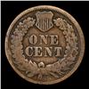 Image 3 : 1863 Indian Cent 1c Grades f+