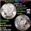 ***Auction Highlight*** 1883-cc Morgan Dollar $1 Graded ms66+ BY SEGS (fc)