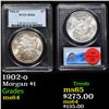 Image 1 : PCGS 1902-o Morgan Dollar $1 Graded ms64 By PCGS