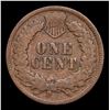 Image 3 : 1872 Indian Cent 1c Grades vg+