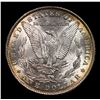 Image 3 : 1889-p Morgan Dollar Rainbow Toned $1 Grades Select+ Unc