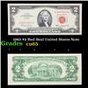 1963 $2 Red Seal United States Note Grades Gem CU