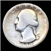 Image 2 : 1932-d Washington Quarter 25c Grades g, good