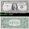 1957 $1 Blue Seal Silver Certificate Grades Choice AU/BU Slider