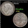 1929 Great Britain Florin KM-834 Grades xf