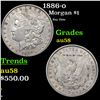 1886-o Morgan Dollar $1 Grades Choice AU/BU Slider