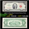 1963 $2 Red Seal United States Note Grades Gem CU