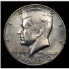 Image 2 : 1982-p Kennedy Half Dollar 50c Grades Choice+ Unc