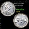 1967 Canada 25 Cents 25c KM-68 Grades xf+