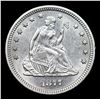 Image 2 : ***Auction Highlight*** 1877-s Seated Liberty Quarter 25c Graded Choice Unc BY USCG (fc)