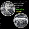 1967 Canada 25 Cents 25c KM-68 Grades Choice+ Unc