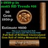 Image 1 : Shotgun Lincoln 1c roll, 1959-p 50 pcs Brandt Wrapper.