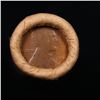 Image 2 : Mixed small cents 1c orig shotgun roll, 1919-d Wheat Cent, 1889 Indian Cent other end, Brinks Wrappe