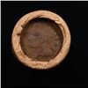 Image 3 : Mixed small cents 1c orig shotgun roll, 1919-d Wheat Cent, 1889 Indian Cent other end, Brinks Wrappe