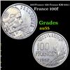 1957France 100 Francs KM-919.1 Grades Choice AU