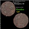 Image 1 : Ca. 1526 Hungary Denar Bronze Coin Grades vg, very good