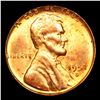 Image 2 : 1957-d Lincoln Cent 1c Grades Choice Unc RD