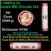 Image 1 : Shotgun Lincoln 1c roll, 1989-p 50 pcs Wrapper.