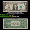 Image 1 : **Star Notes** 5 x (1963-2009) $1 Green Seal Federal Reserve Notes Grades