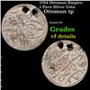 1704 Ottoman Empire 1 Para Silver Coin Grades vf details