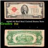 1928G $2 Red Seal United States Note Grades f, fine
