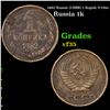 1982 Russia (USSR) 1 Kopek Y-126a Grades vf++