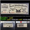 PCGS Rare 1893 World's Columbian Exposition Chicago Day Series D Ticket, Chicago, IL Graded cu63 By 