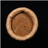 Image 2 : Mixed small cents 1c orig shotgun roll, 1917-d Wheat Cent, 1890 Indian Cent other end, Brinks Wrappe