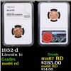Image 1 : NGC 1952-d Lincoln Cent 1c Graded ms66 rd By NGC