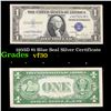 1935D $1 Blue Seal Silver Certificate Grades vf++