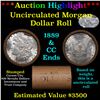 ***Auction Highlight*** 1889 & CC Uncirculated Morgan Dollar Shotgun Roll (fc)