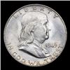 Image 2 : 1949-d Franklin Half Dollar 50c Grades Choice Unc+ FBL