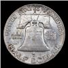 Image 3 : 1949-d Franklin Half Dollar 50c Grades Choice Unc+ FBL