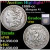 ***Auction Highlight*** 1889-cc Morgan Dollar $1 Graded vf30 By SEGS (fc)