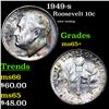Image 1 : 1949-s Roosevelt Dime 10c Grades GEM+ Unc