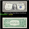 1957B $1 Blue Seal Silver Certificate Grades Choice AU/BU Slider