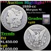***Auction Highlight*** 1889-cc Morgan Dollar $1 Graded vg10 By SEGS (fc)