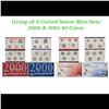 Group of 2 United States Mint Set in Original Government Packaging! From 2000-2001 with 40 Coins Ins