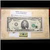 Image 4 : 1995 $5 Federal Reserve Star Notes With Low Serials Gem+ CU in B.E.P Folder. FR-1985F*