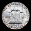 Image 3 : 1962-p Franklin Half Dollar 50c Grades Choice Unc FBL