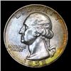 Image 2 : 1958-d Washington Quarter 25c Grades GEM+ Unc