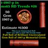 Image 1 : Shotgun Lincoln 1c roll, 1967-p 50 pcs Brandt Wrapper.